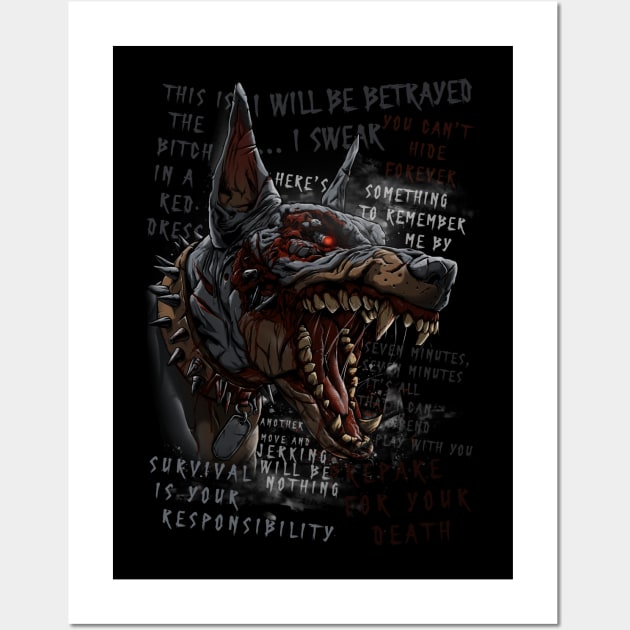 Cyber dog Wall Art by Chack Loon